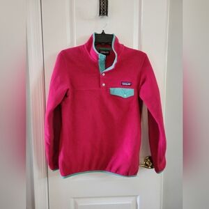 Patagonia Women's Lightweight Synchilla Snap-T Pullover Mythic Pink Size XS